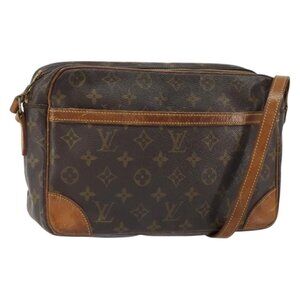 Authentic LOUIS VUITTON Monogram Trocadero 27 Shoulder Bag M51274 LV